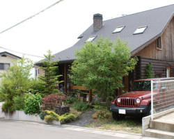 アプローチ、植栽の施工例です