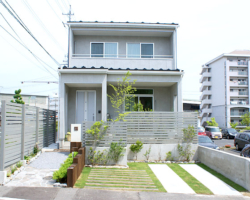 アプローチ、門と塀の施工例です