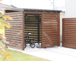 駐輪場の施工例です
