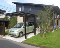 カーポートの施工事例です