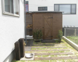 物置の施工例です