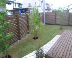 植栽とグランドカバーの施工例です
